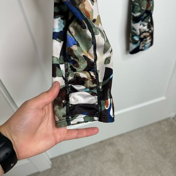 Free People FP Movement Guinevere Camo Print Ankle Crop Leggings Size XS - Picture 7 of 9